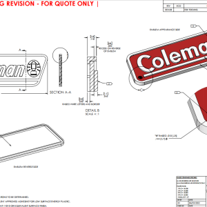 Custom Logo Badges for Outdoor and Lifestyle Brands and Brand Agencies
