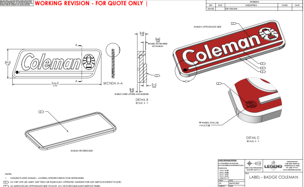 Custom Logo Badges for Outdoor and Lifestyle Brands and Brand Agencies