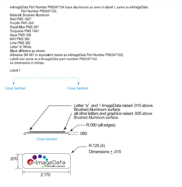 Stamped Aluminum Thin Plates for Imaging and Scanning Equipment