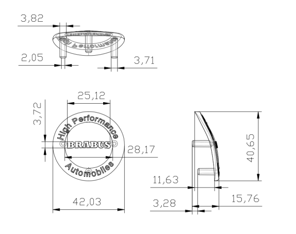 Custom Grille Emblems for Performance and Luxury Auto Brands
